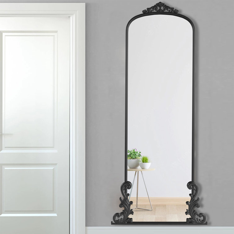 Lark Manor Alvonte Arch Metal Floor Mirror & Reviews | Wayfair